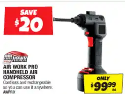 Autobarn Air work pro handheld air compressor offer