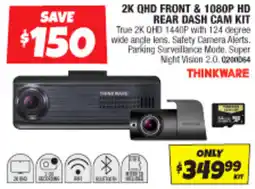 Autobarn 2K QHD front & 1080p HD rear dash cam kit offer