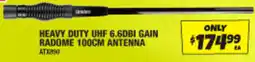 Autobarn Heavy duty uhf 6.6dbi gain radome 100cm antenna offer