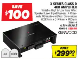 Autobarn X series class d 4CH amplifier offer