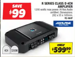 Autobarn R series class d 4CH amplifier offer