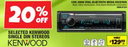 Autobarn 1DIN 200W Dual bluetooth media receiver offer