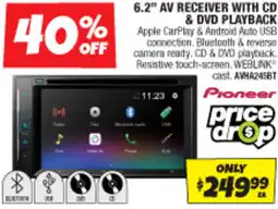 Autobarn 6.2" av receiver with cd & dvd playback offer