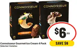IGA Connoisseur Gourmet Ice Cream offer