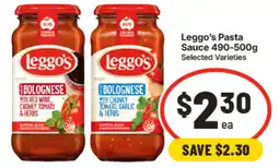 IGA Leggo's Pasta Sauce offer