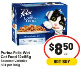 IGA Purina Felix Wet Cat Food offer