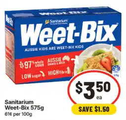 IGA Sanitarium Weet-Bix offer
