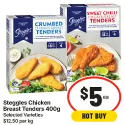 IGA Steggles Chicken Breast Tenders offer