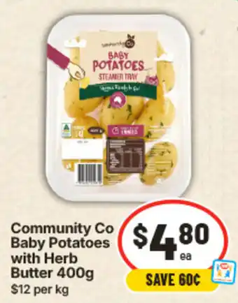 IGA Community Co Baby Potatoes with Herb Butter offer