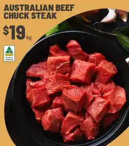 IGA Australian beef chuck steak offer