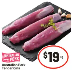 IGA Australian Pork Tenderloins offer