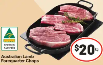 IGA Australian Lamb Forequarter Chops offer