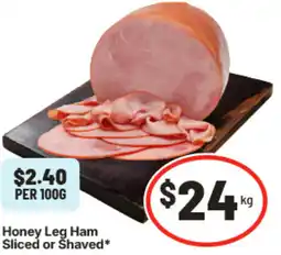 IGA Honey Leg Ham offer