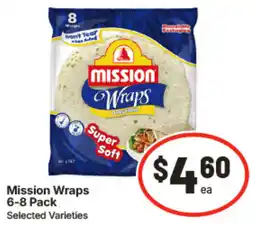 IGA Mission Wraps offer