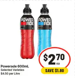 IGA Powerade offer