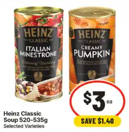 IGA Heinz Classic Soup offer
