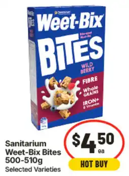 IGA Sanitarium Weet-Bix Bites offer