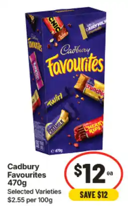 IGA Cadbury Favourites offer