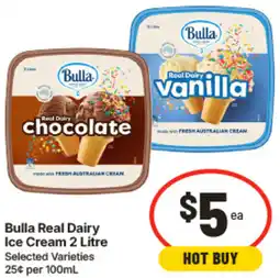 IGA Bulla Real Dairy Ice Cream offer