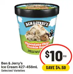 IGA Ben & Jerry's Ice Cream offer