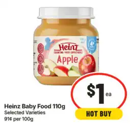 IGA Heinz Baby Food offer
