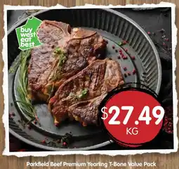 Spudshed Parkfield Beef Premium Yearling T-Bone Value Pack offer