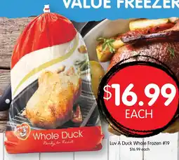Spudshed Luv A Duck Whole Frozen offer