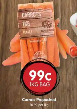 Spudshed Carrots Prepacked offer