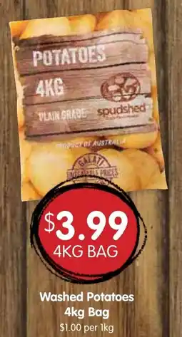 Spudshed Washed Potatoes offer