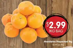 Spudshed Mandarins Prepacked offer