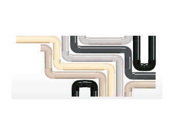 Stratco High gloss coloured pvc downpipes offer