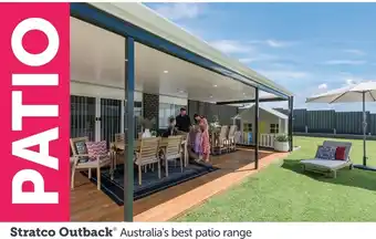 Stratco Stratco outback australia's best patio range offer