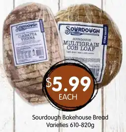 Spudshed Sourdough Bakehouse Bread Varieties offer