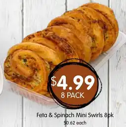 Spudshed Feta & Spinach Mini Swirls offer