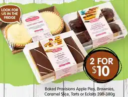 Spudshed Baked Provisions Apple Pies, Brownies, Caramel Slice, Tarts or Eclairs offer