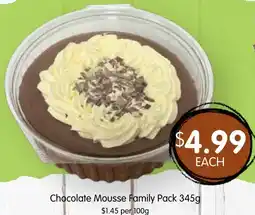 Spudshed Chocolate Mousse Family Pack offer