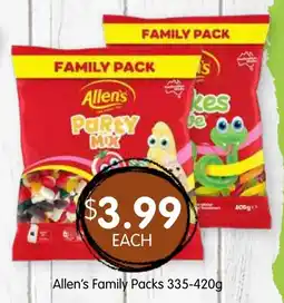 Spudshed Allen's Family Packs offer
