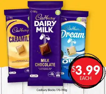 Spudshed Cadbury Blocks offer