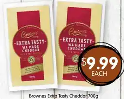 Spudshed Brownes Extra Tasty Cheddar offer