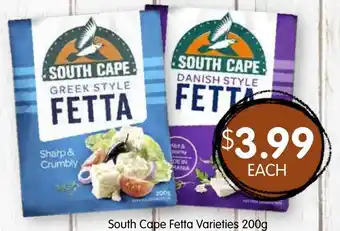 Spudshed South Cape Fetta Varieties offer