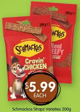 Spudshed Schmackos Strapz Varieties offer