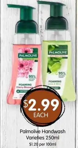 Spudshed Palmolive Handwash Varieties offer
