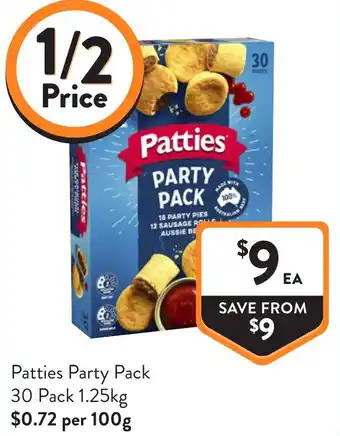 Foodworks Patties Party Pack offer