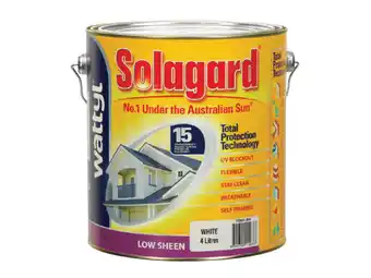 Stratco Wattyl solagard low sheen exterior paint offer