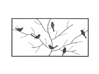Stratco Black steel screen birds offer