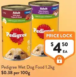 Foodworks Pedigree Wet Dog Food offer