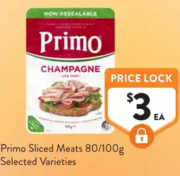 Foodworks Primo Sliced Meats offer