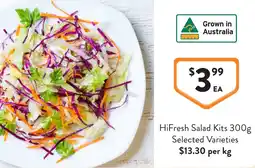 Foodworks HiFresh Salad Kits offer