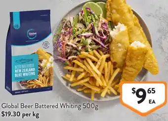 Foodworks Global Beer Battered Whiting offer