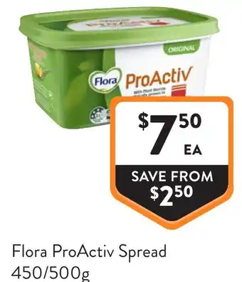 Foodworks Flora ProActiv Spread offer
